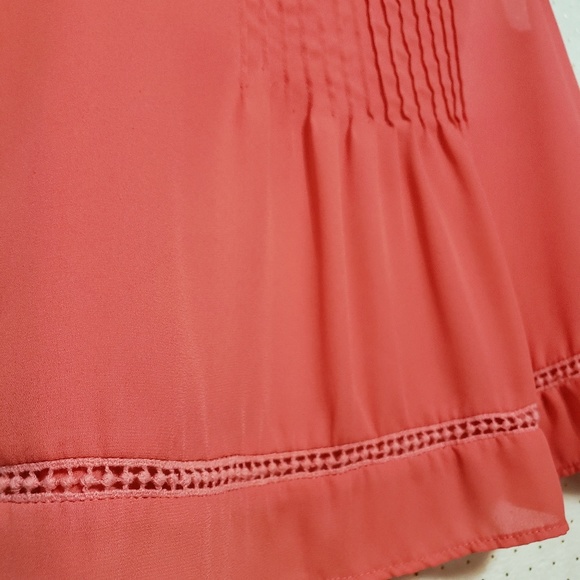 Anthropologie *Coral Crochet Cutout Top *Sz S* - Picture 5 of 6